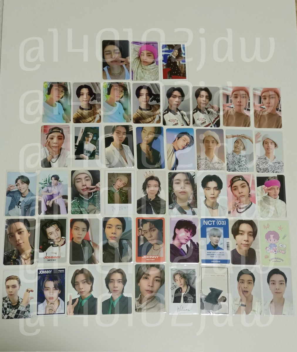 140102jdw's tweet photo. WTS NCT johnny pcs

DM for price (or can QYOP I'll accept as long as reasonable)

prefer to sell in sets (eg NCT home set)

Based in Singapore, ships worldwide

 #pasarNCT #ตลาดนัดnct 엔시티 포카 양도

Pls help rt @selling_nct_usa @NCT_trading https://t.co/LNaSdoAUZj