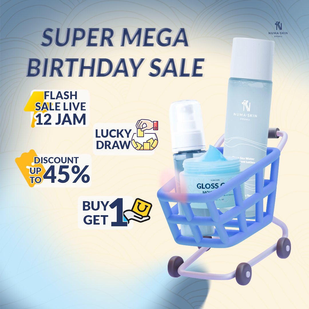 thenumaskin's tweet photo. Ayo kalian mau pilih salah satu atau mau semuanya ? yukk semuanya aja 🩵
Turn on loncengnya sekarang ❗️
#Sale1111 #KeepHydrateTwogether #UnseenBeauty 
#Numaskin 
#Numaskincare https://t.co/AmuvUoPAiV