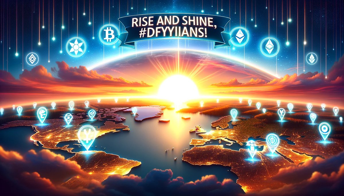 Rise and Shine #Dfyians, wishing everyone a great day. #Crypto #CryptoMarket #CryptoCommunities #CryptoX #web3community #blockchain #BlockchainRevolution #BitMart #DeFi #financialfreedom #decentralizedfinance #DecentralizedFuture