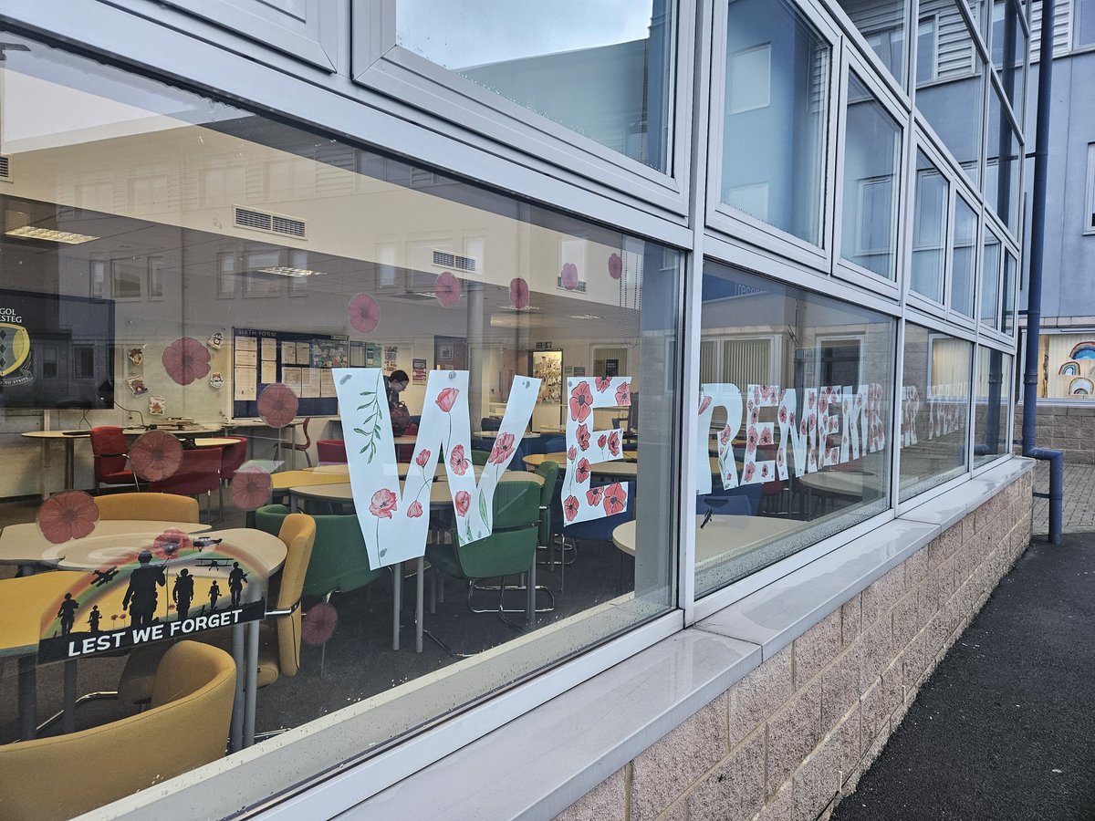 #RemembranceDay2023 Thank you to all the pupils who helped create our displays this year <a href="/MaestegSchool/">Maesteg School</a> #WeWillRememberThem