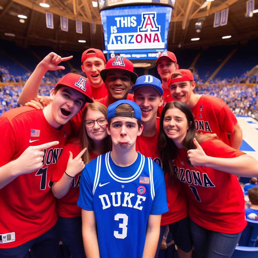 BearDownU's tweet image. Duke Fan &amp;amp; Scoreboard Operator loses Bet! 😹 #BearDown