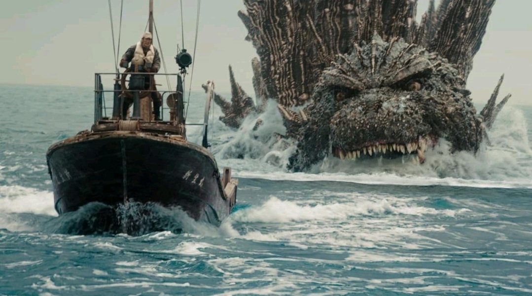 AndrewJ626's tweet photo. #GodzillaMinusOne is a powerhouse of emotion. Its story of citizens coming together to face a force of nature with no support in post-war Japan pulls at the heartstrings.

The action is epic, my jaw actually dropped to the floor. It doesn't hold back on the brutality of Godzilla. https://t.co/Wzvzw1E0RP