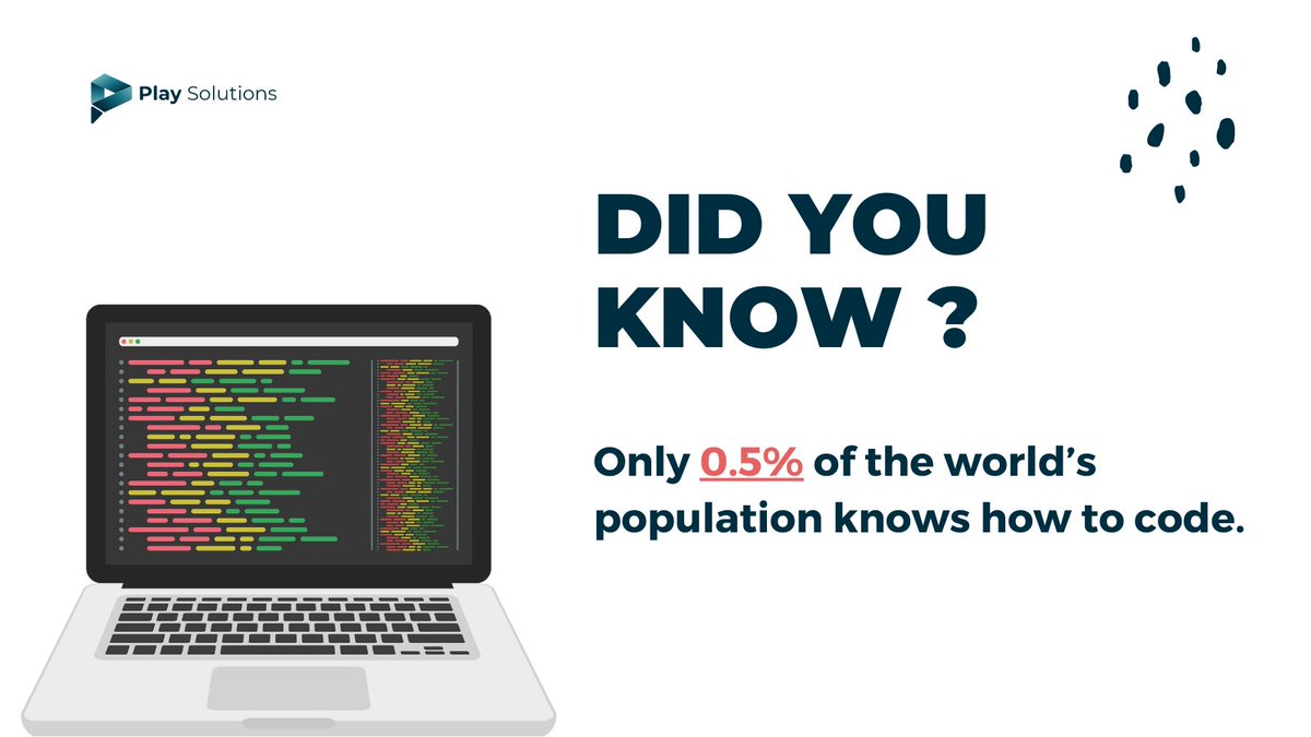 PlaySolutionsRO's tweet photo. With #nocodeplatforms, you don't need to be part of that exclusive 0.5% to build amazing things. Whether you're a business owner, a marketer, a student, or an aspiring entrepreneur, you have the ability to bring your ideas to life without the need for coding expertise. 💪 https://t.co/6pYcpClPj8