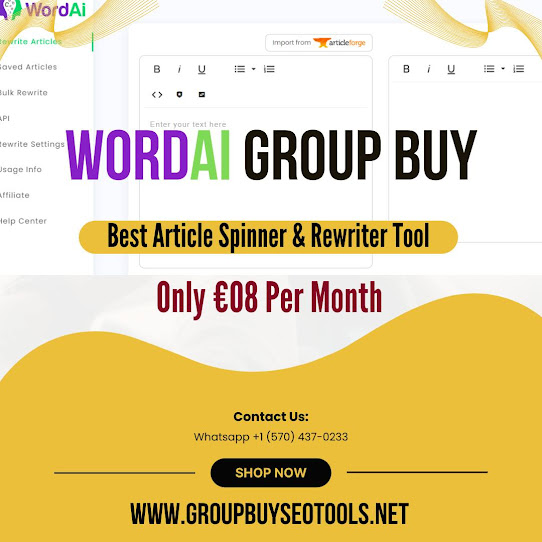 janetjacksonseo's tweet image. 🌟 Unleash the power of AI with WordAI! ✨ Take your content creation to the next level with this cutting-edge tool. 💡🚀 Level up your writing game today. #WordAI #AIWritingAssistant
Just Visit : 👉👉janetjacksonmkt.blogspot.com/2023/10/unlock…