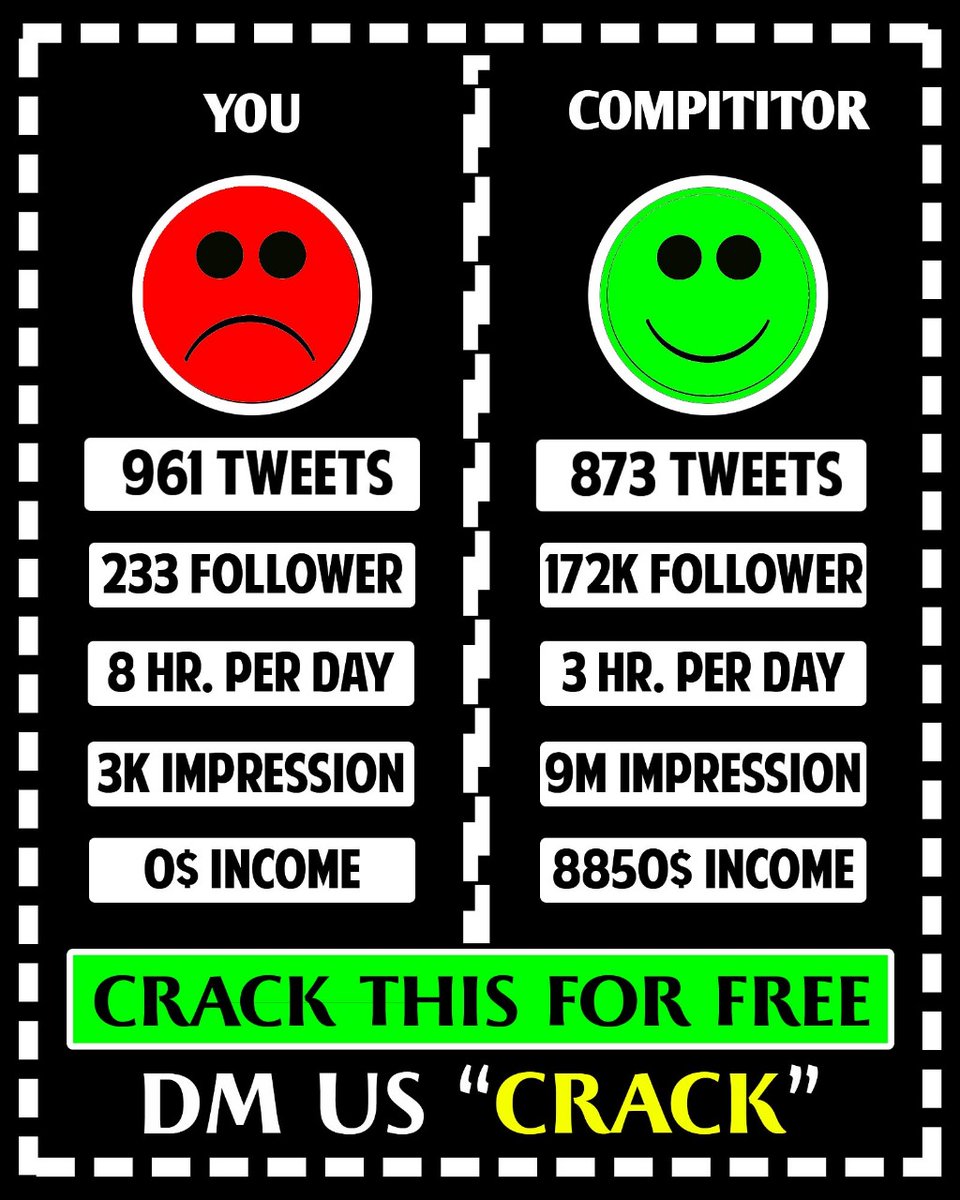 🔥🔥Get Monetize 🔥🔥

✅Monetize Your Twitter Page With Us
✅ For Free
✅ DM "Crack"

Earn $50-$10k Per Month With Twitter

🔴DM "Crack"