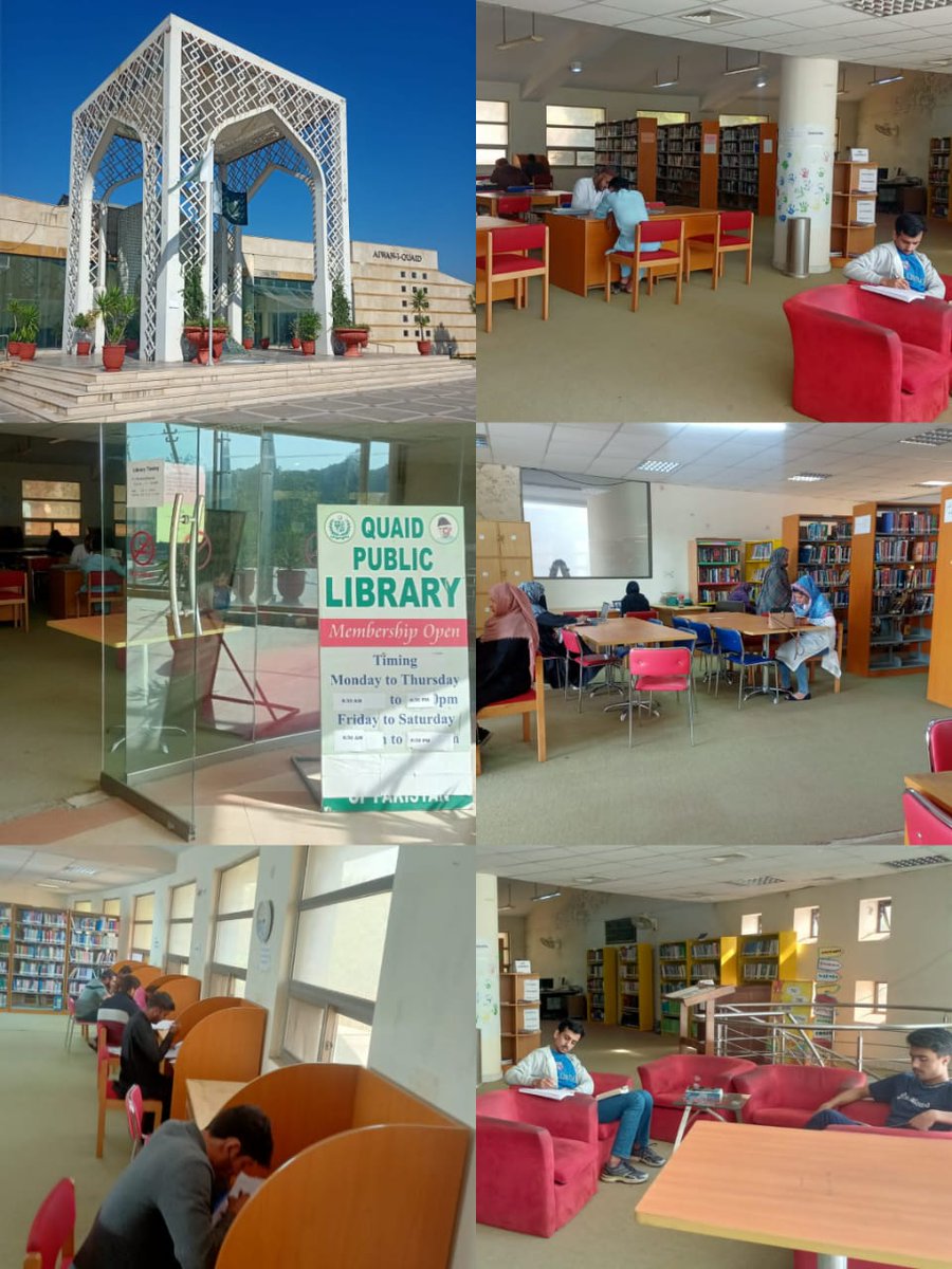 DeptofLibraries's tweet photo. On the direction of the Chief Commissioner Islamabad, all libraries working under Department of Libraries Islamabad are opened on Saturday and Sunday. https://t.co/eduNtkYyMv
