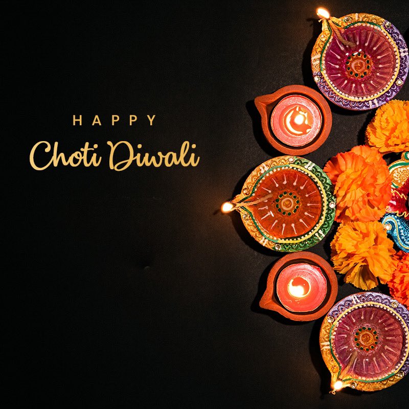 Wishing everyone a radiant and joyous Choti Diwali! May the glow of lights illuminate your hearts with happiness and prosperity. 🪔✨ #ChotiDiwali #FestivalOfLights