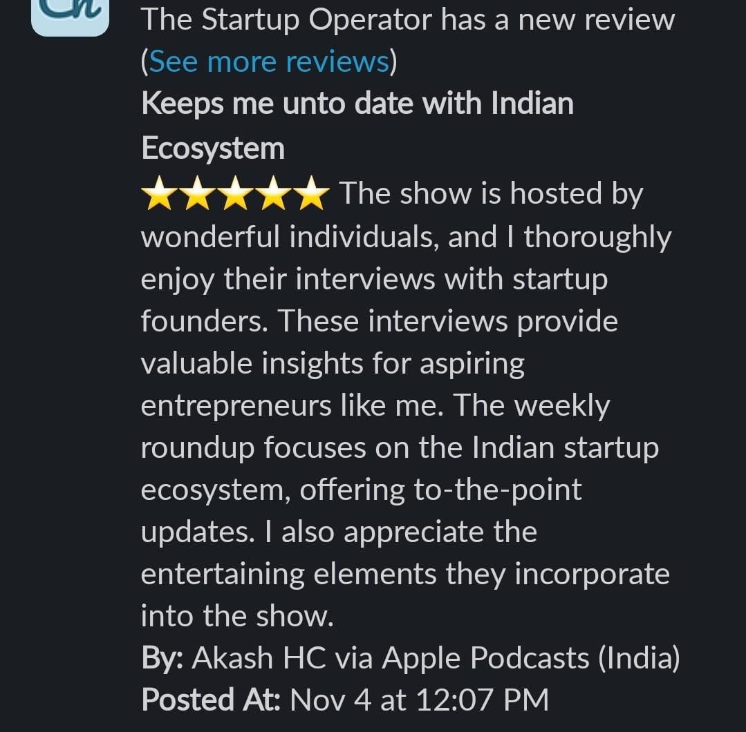 RoshanCariappa's tweet image. Come for the startup insights, stay for the "entertaining elements". Follow @OperatorStartup >>