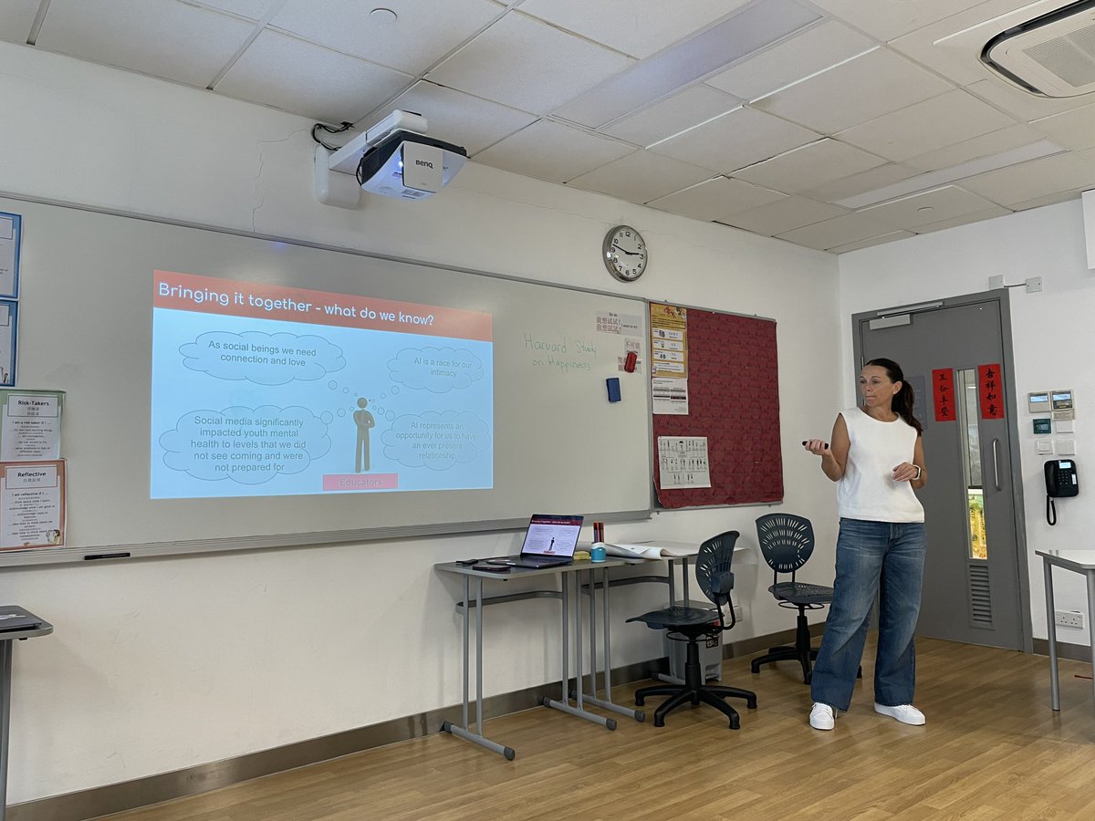 I am so glad that I end today’s learning with this session by <a href="/jasonprohaska/">Jason Prohaska  ADE</a> and Tracey! It leaves me to think about how to be proactive in my teaching and communication with colleagues, leaders and parents regarding AI. And we need to start NOW.  #ade2023 #adeconference