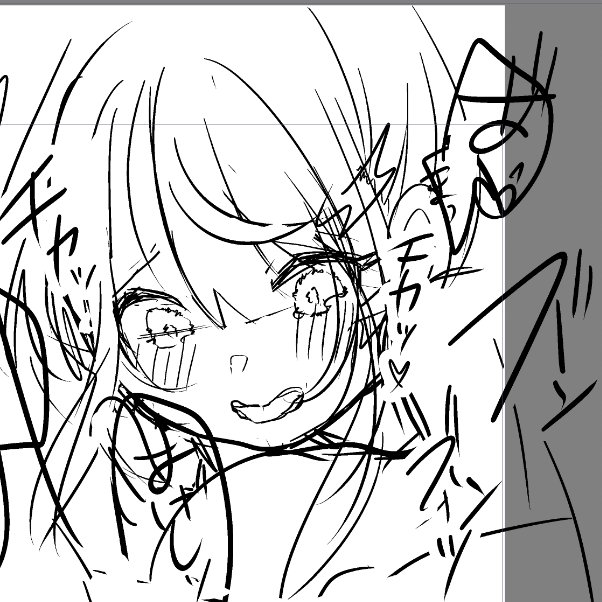 カワイイ顔描けている気がする…! 