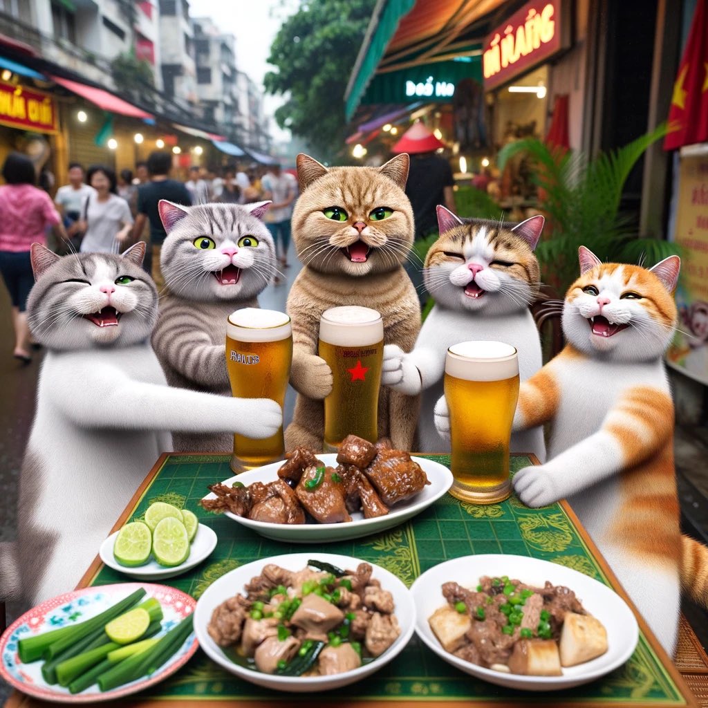 longleovt88's tweet photo. "Chuyện lạ có thật: Mèo mê nhậu, karaoke còn hơn chuột! 😹🍻🎤 #MeowMixMaster #KaraokeCats #CrazyCaturdayNights"
Cuối tuần rồi đủ tăng thì về nhé 😹 https://t.co/qOTGaVspAT