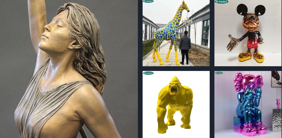 Ksource_statue's tweet image. k-source aims to meet all the customized needs of our customers. You can tell us your customization requirements, and also send a manuscript or other sketches, we will have professional designers to communicate with you, to ensure that you achieve the effect.
#statue #sculpture