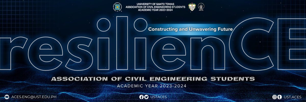USTACES's tweet photo. 𝐑𝐞𝐬𝐢𝐥𝐢𝐞𝐧𝐂𝐄: 𝐂𝐨𝐧𝐬𝐭𝐫𝐮𝐜𝐭𝐢𝐧𝐠 𝐚𝐧𝐝 𝐔𝐧𝐰𝐚𝐯𝐞𝐫𝐢𝐧𝐠 𝐅𝐮𝐭𝐮𝐫𝐞

Introducing to you the Executive Board, Committee Heads, and Ambassadors for the academic year 2023-2024. 

(1/7) https://t.co/4t7hTcxAYx
