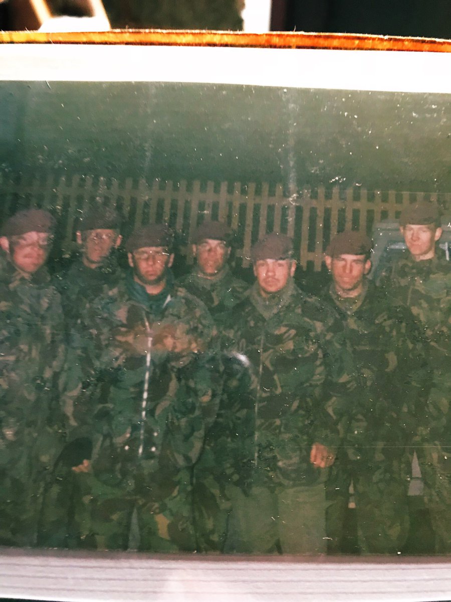 Mac Mcury far right taff Williams 3rd right RIP gents never forget you 1plt Acoy 2Para + Graham Circuitt Spikings Matt Marshall think about you gents 👊 #regt #RemembanceDay