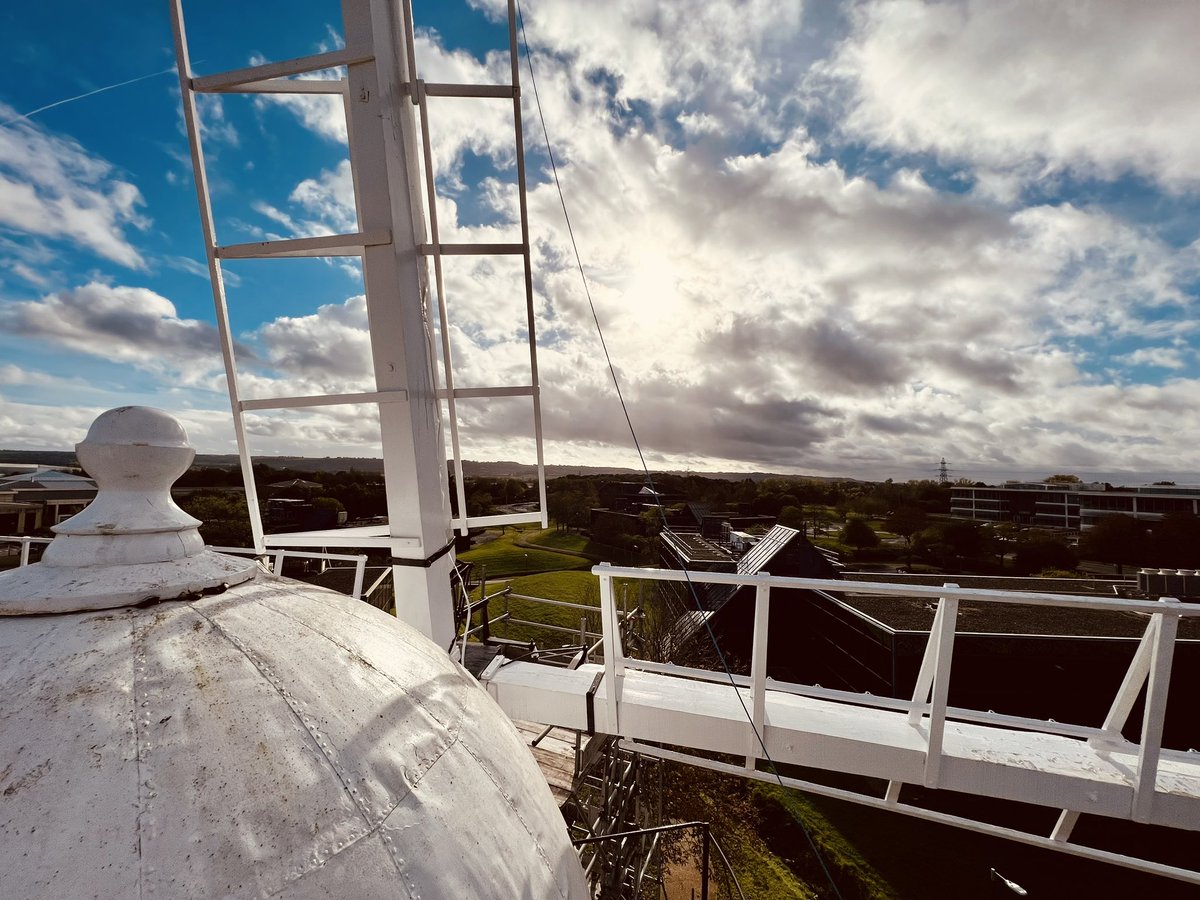 OwlsworthConse1's tweet image. This week we have been at Chiseldon windmill. These often complex structures, with dynamic loads, require specialist knowledge to remain functional. Our millwright team has taken us all over the world….but this week only as far as Swindon. 😀 #owlsworthconservation #millwright