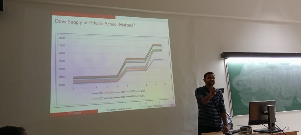 CMCE_iitj's tweet image. We wrapped up this semester's seminar series with an engaging presentation by Sandip Datta from Delhi School of Economics.
#EconTwitter