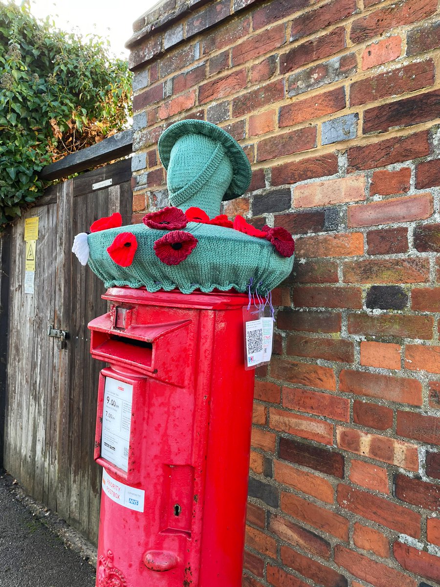 #LestWeForget An Armistice day Postbox topper spotted in Bray this week for this weeks #PostboxSaturday