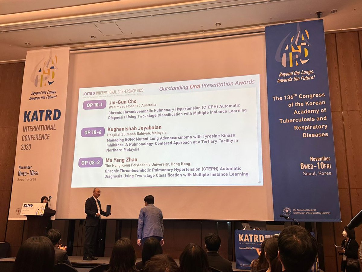 ArvinAlaga's tweet photo. Chest Alor Setar received an outstanding oral presentation award in KATRD 2023. It was presented by our fellow Dr. Nishah.
#CHESTAlorSetar
#KATRD2023 https://t.co/qp0rxpEhp9
