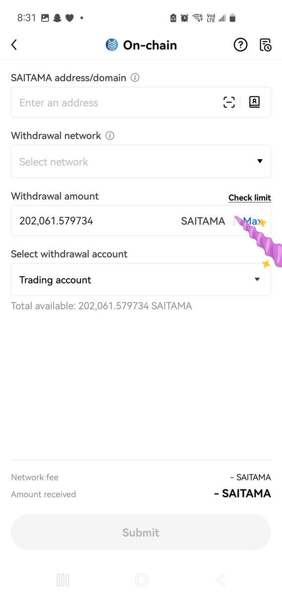 Their's a way to get your saitama on OKX. Go to your okx withdraw you will find your saitama coin there. You can't trade it. But you can send it to another saitama wallet. Try to create another saitama wallet. #OKX #WeAreSaitama #SaitamaCommunity #saitama