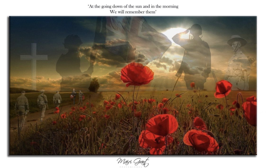 Let's keep today peaceful and respectful.

They shall grow not old, as we that are left grow old:
Age shall not weary them, nor the years condemn.
At the going down of the sun and in the morning
We will remember them.
#LestWeForget2023  #ArmisticeDay2023