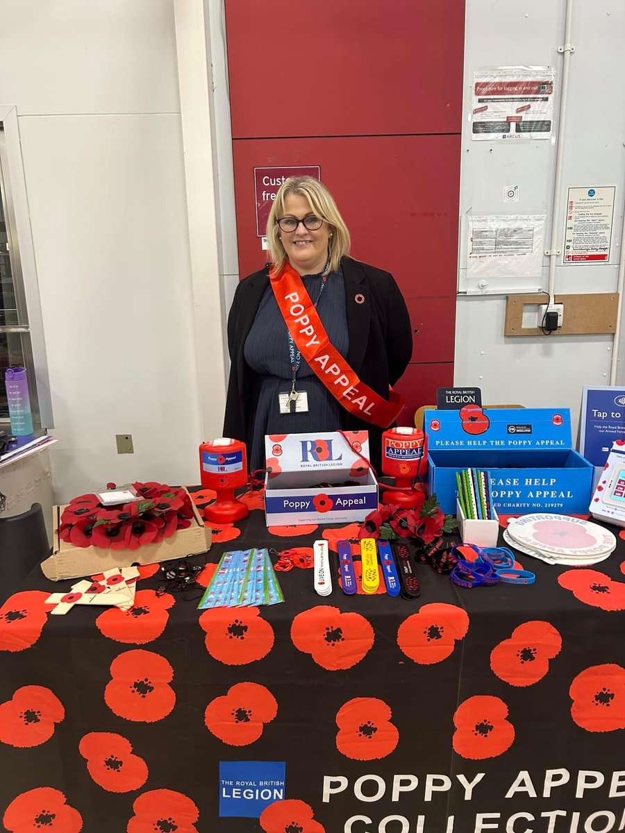 I have been proud to cover a few shifts on the RBL Poppy tables in Bishop Auckland supermarkets this year.  Growing up as an army brat, I feel it’s the least I can do, even more so with volunteers being so low. The generosity has amazed me!  #PoppyAppeal #RemembanceDay