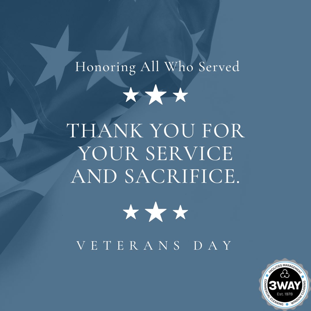 🇺🇸 On this Veterans Day, we salute the courage and dedication of our veterans. Your sacrifice and service inspire us. Thank you for your commitment to our nation. At 3Way FM LLC, we stand in solidarity with our veterans today and every day. #veteransday #thankyouveterans