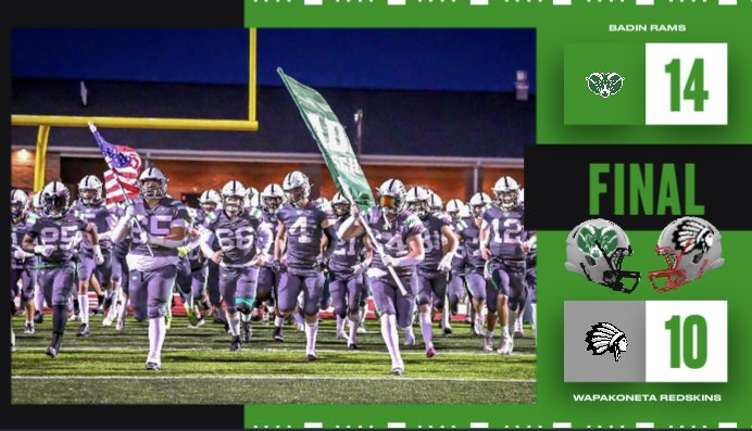 In case you hadn’t heard…

3-0

Rams will face off against Celina Friday  for the Regional Finals site TBA

#HarkYe 🐏