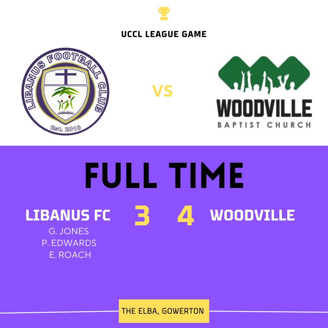 🟣 MATCH RESULT ⚪️

UCCL League Game

Libanus FC 3-4 Woodville

Scorers:-

Gaz ⚽️
Pete ⚽️
Ethan ⚽️

Assists:-

Si 🅰️
Gaz 🅰️
Rob 🅰️

#UppaLibs 💜🤍💜