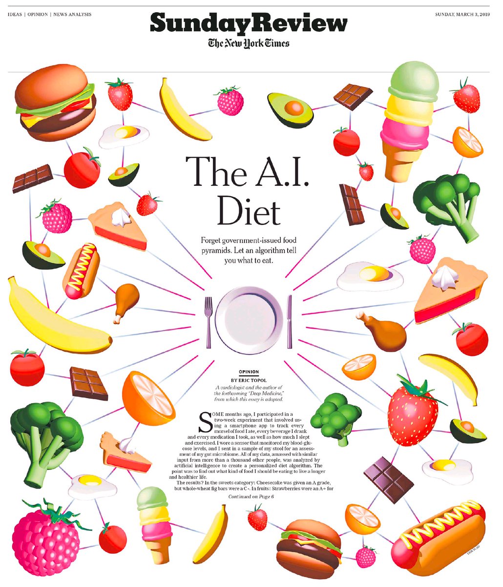 You are what you eat. 🍽️

Great insights from <a href="/EricTopol/">Eric Topol</a> towards a healthier nutrition and how AI will guide us through this.

erictopol.substack.com/p/towards-an-o…