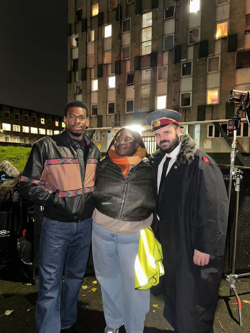 Final #bts #behindthescenes photo from @ inthecoldquietfilm. Here I am with one of the Lead #actors and our wonderful #director @ kemianna_ #actor #actorslife #amazonprimevideo #londontown #londonfilm #onset #setlife #filmmakinglife #teamworkmakesthedreamwork 🎥