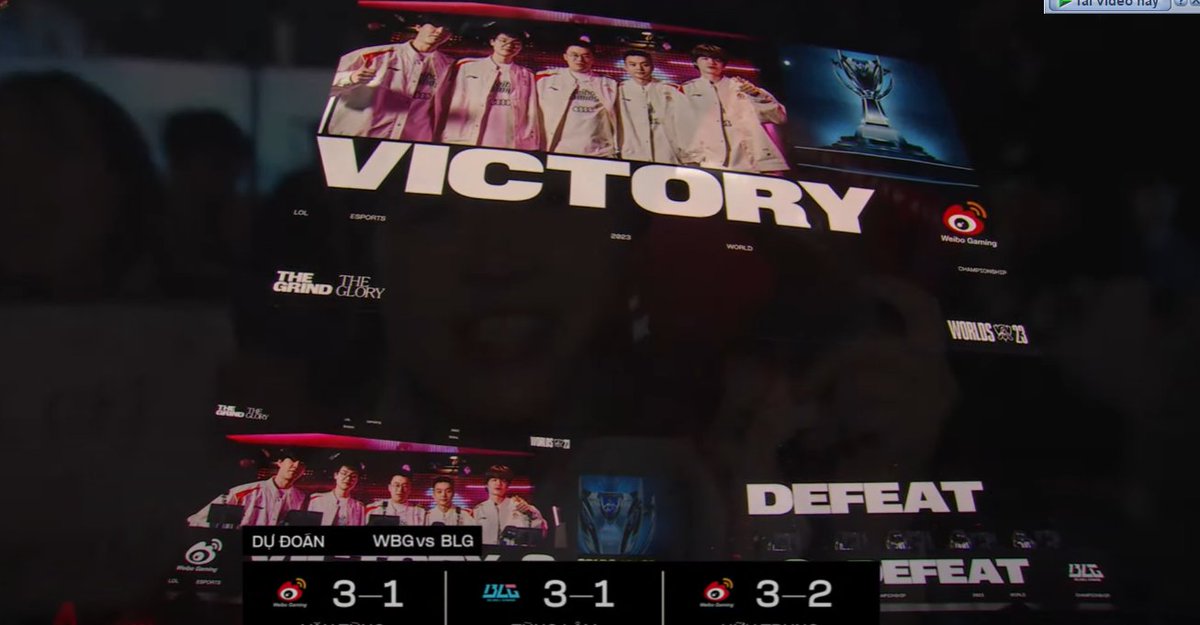 Chào mừng <a href="/WeiboGamingLoL/">Weibo Gaming</a> đến với trận chung kết
Happy birthday The Shy 🥰 
#Worlds2023    #LPL     #leagueoflegends    #eSports  #WBGWIN  #blg