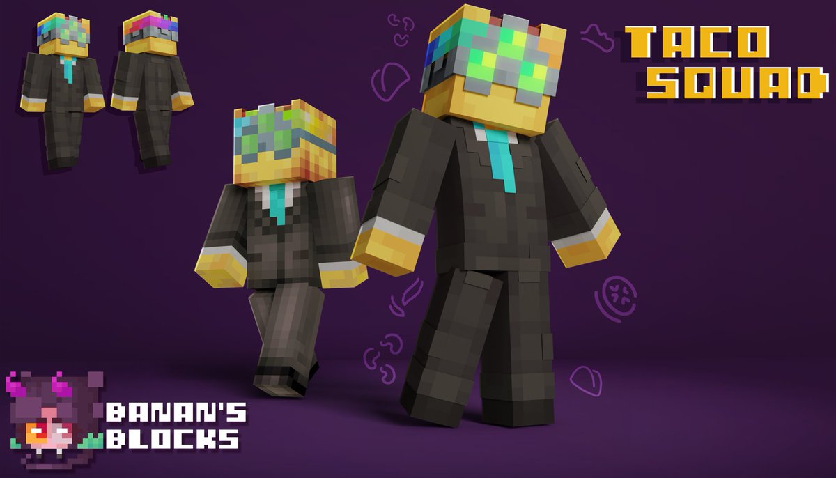BanansBlocks's tweet photo. ✨ Commission Time✨
Skin request from @TacoSquad11
.
Skin upgrade + poses!
Most fun poses I've ever done!
.
#minecraftskin #mcskin #minecraft #minecraftuniverse #minecraftcreations #minecraftjava #minecraftbedrock #minecraftinspirations #skinupdate #minecraftstarwars https://t.co/vOdCZkKCSL