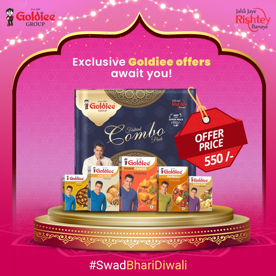 GoldieeGroup's tweet image. Unwrap the goodness of #Goldiee Combo Boxes, packed with love and exquisite flavors. Celebrate every occasion in style!

Order today bit.ly/GoldieeOnlineS…   

#FestiveFlavors #DiwaliDelights #Diwali #DiwaliVibes #GoldieeGroup #ShopNow #OrderOnline #JahaJayeRishteyBanaye #Shop