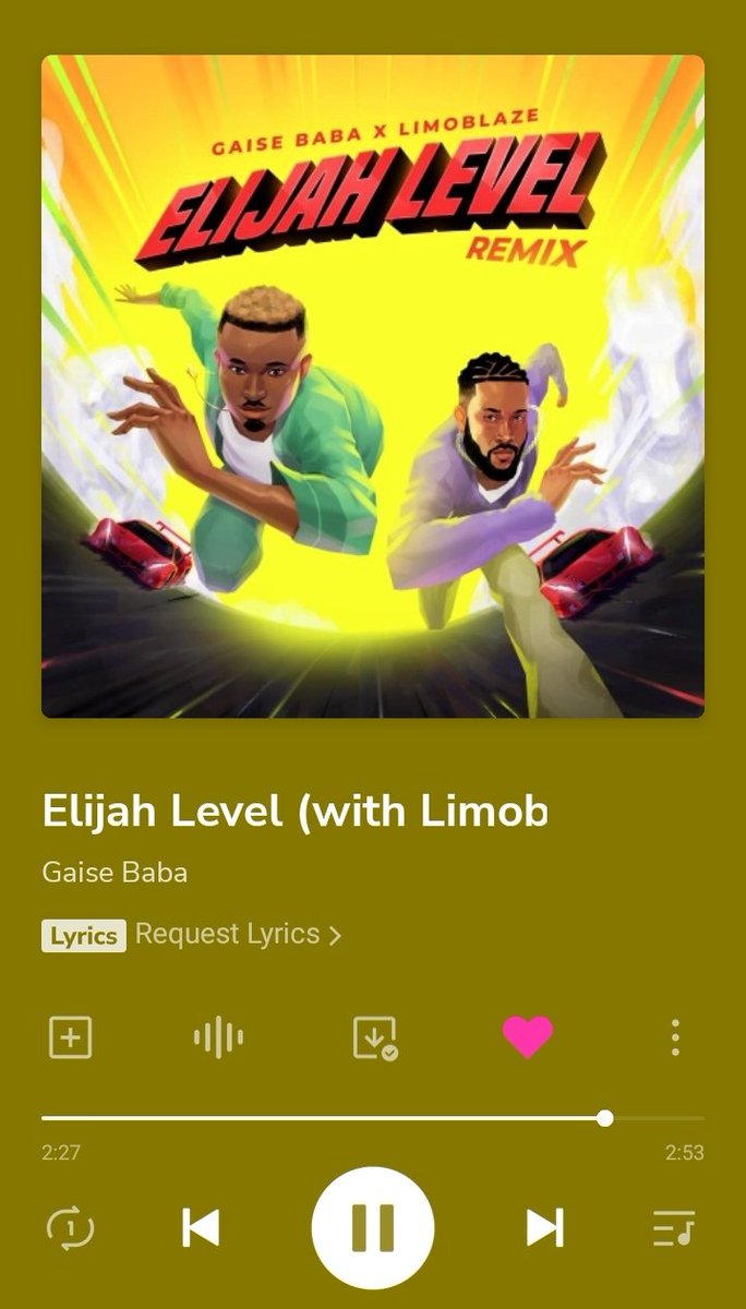 AanuoluwaSanya's tweet photo. Them: How many times have you streamed Elijah Level Remix by @gaisebaba
@Limoblaze
Me: YESSSSS!😌
https://t.co/mLRgzdTeGq
https://t.co/gftxSQScbd
#ElijahLevelRemix
#ElijahLevel
#gaisebaba https://t.co/qybCdlqf9R