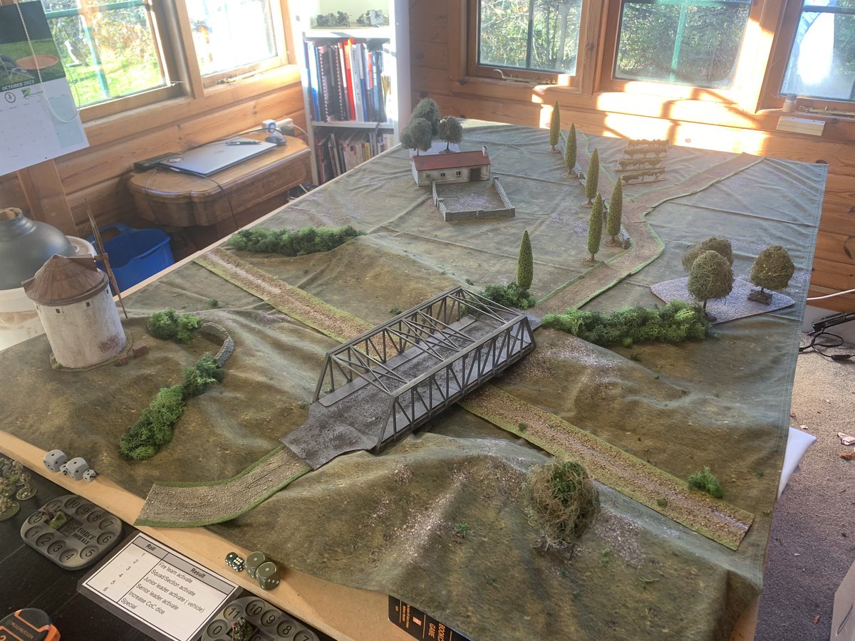 Getting ready for a little #coc with @GavinoPepino and <a href="/JAD965/">Jeff</a>  British Airborne vs Fallschirmjager in Italy..
#spreadthelard