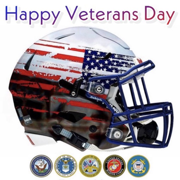 Thank you to all Veterans who give us the FREEDOM to play this game and live our lives.
True sacrifice, honor and courage to put others and country first.
#Grateful4U