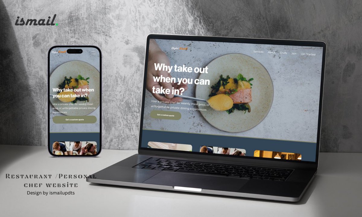 ismailupdts's tweet image. 🌟 Is your #restaurant&apos;s website in need of a makeover? 🍽️ As a web designer, I specialize in creating stunning online experiences that attract customers. Let&apos;s work together to build a website that showcases your menu, ambiance, and more! 💻 Contact me now to get started!