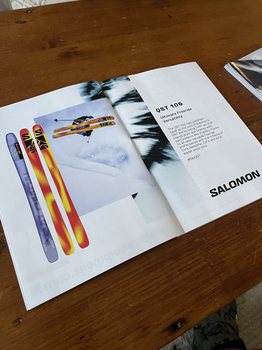 Out of all the skis out there… I pick you! #ISKIQST @SalomonSports @salomonfreeski @PowderMagazine
