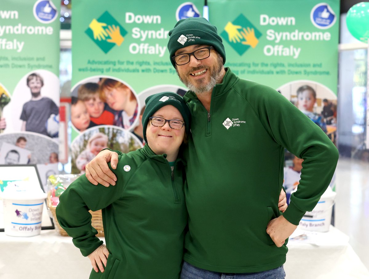 Darren, Katie, Luke and Robbie are selling the Offaly Down Syndrome Calendar and Christmas Cards in the Bridge Centre, Tullamore today if anyone is passing by.. drop in a say hello