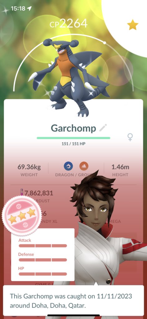 ghalyapokemon's tweet photo. Mega Garchomp Raid Day💙
#PokemonGO #shundo #AdventuresAbound https://t.co/FsySu6ziOY