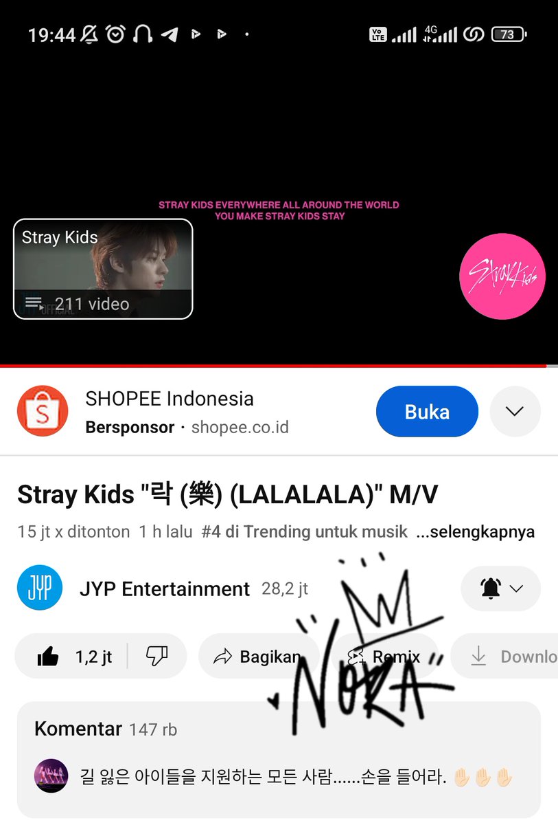 1Domiknow's tweet image. Dua tiga jaga lilin
Ayo kita striming kawan 
Team rock kece😎🤟🏻
#TeamROCK #INASTAYStreamBattle