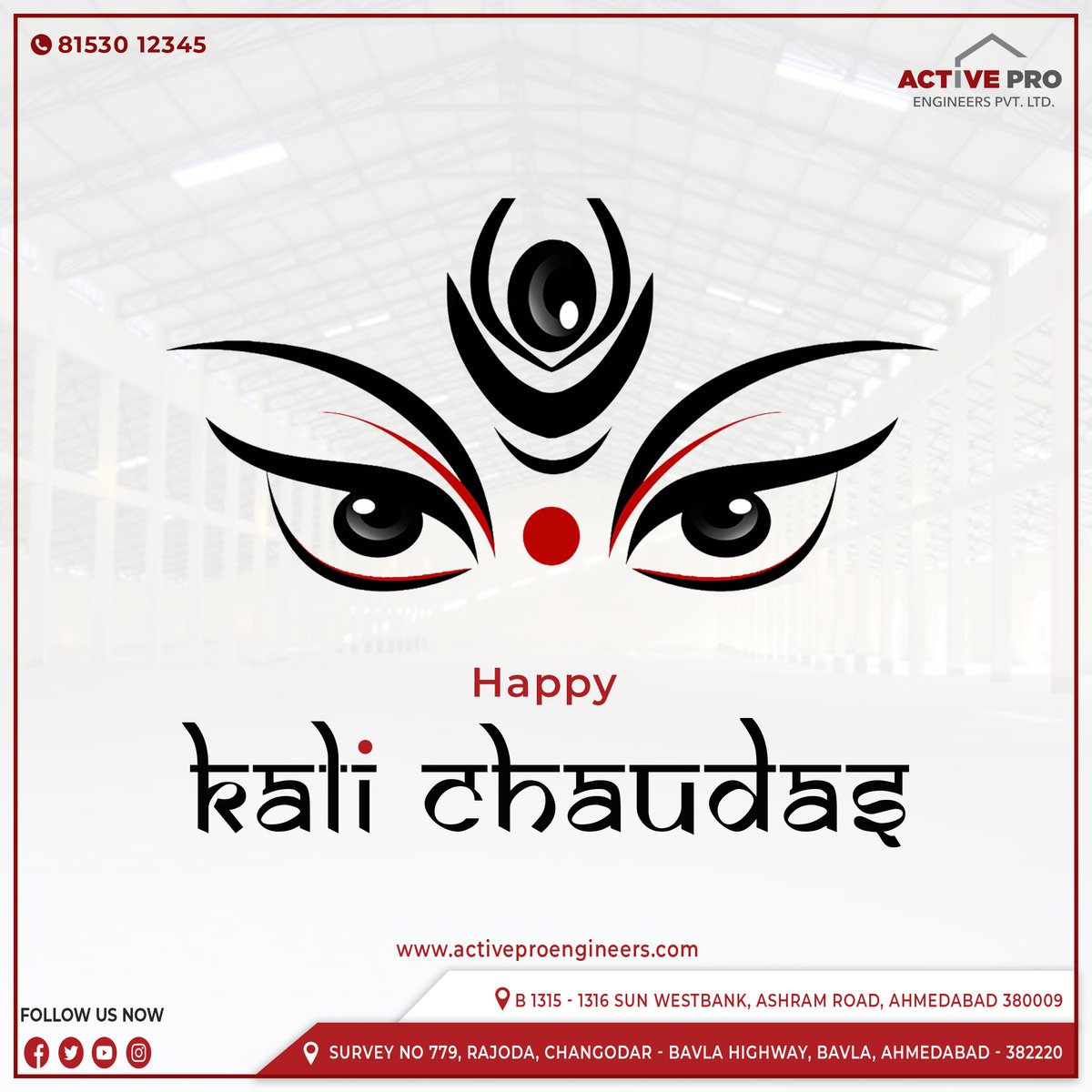 ActiveProEng's tweet image. On Kali Chaudas, let&apos;s ignite the flame of knowledge and creativity! May the darkness be replaced with the brilliance of new ideas and solutions. 

Wishing you a sparkly and innovative Kali Chaudas! ✨🚀 
#KaliChaudas #Innovation #ActiveProEngineers #happykalichaudas #kalichaudas