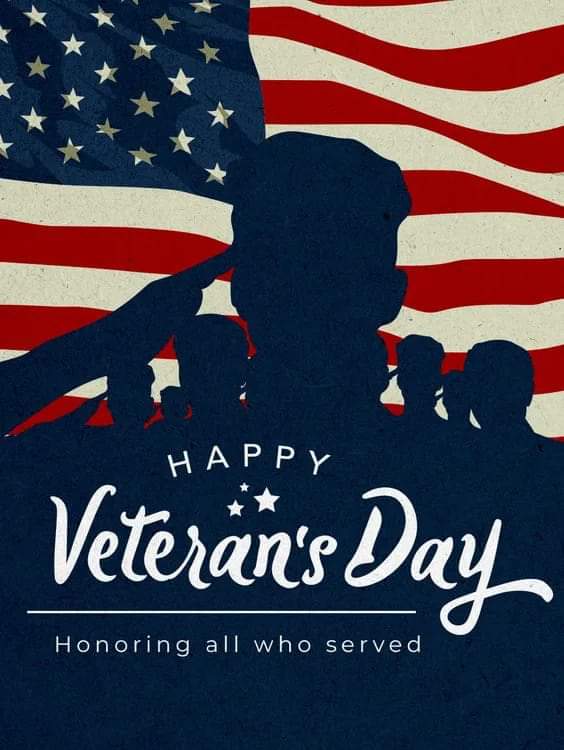 Happy Veteran's Day to all the men and women who have honorably served our Country! #HappyVeteransDay2023