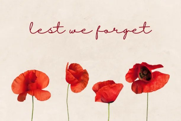 Lest We Forget