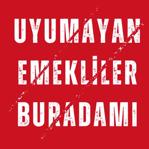 UYUMAYAN
EMEKLİLER BURADAMI...‼️

Aylardır;
"Geçinemiyoruz.
En insani ihtiyaçlarımızı karşılayamıyoruz.
Açlık ve sefalete mahkum edildik.
Çözüm istiyoruz." diyoruz. 

Çare yerine sabır deniliyor,
İcraat yerine Vaat veriliyor. 

Söz Değil İcraat Bekliyoruz

#EzilenEmekliOldu