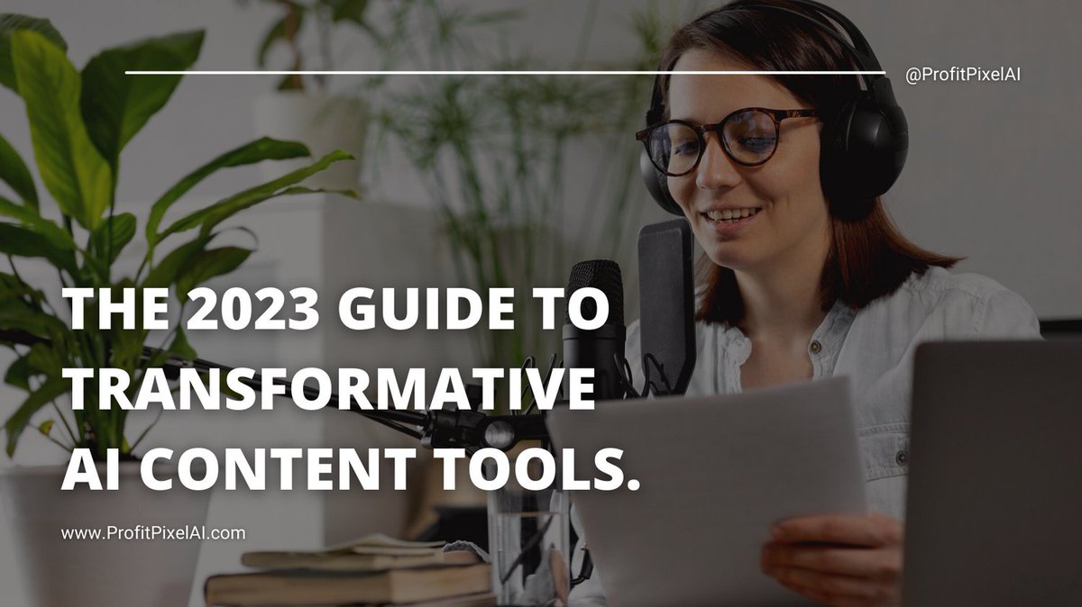 The future of content is AI-powered. See for yourself with our 2023 guide! 🖥️ #FutureWithAI #ContentEvolution [profitpixelai.com/ai-content-cre…]