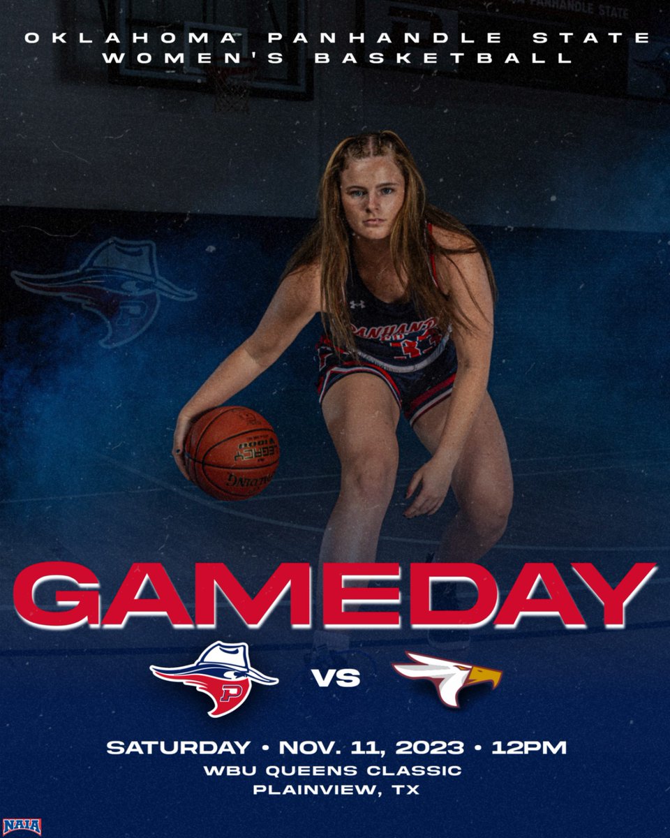 🏀GAMEDAY🏀
🆚Texas A&amp;M Texarkana
⏰: 12:00 PM
🏟️: WBU Queens Classic
📍: Plainview, TX
🎥: bitly.ws/ZTiq
💻: bitly.ws/ZTa4