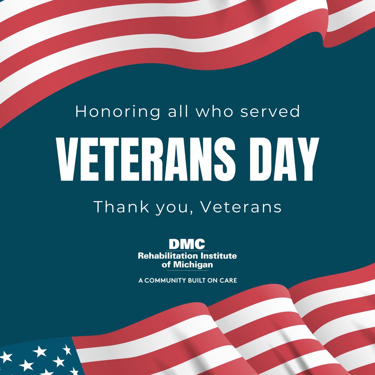 On Veterans Day, we honor all the men and women who have served our country with devotion and bravery. Thank you for your selfless dedication to protecting our freedoms. Happy Veterans Day! #VeteransDay