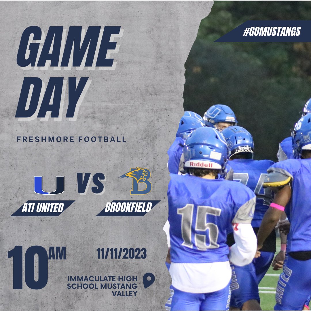 Good luck Mustangs!
#IHSAthletics #HighSchoolFootball #ATIUnited #MustangPride