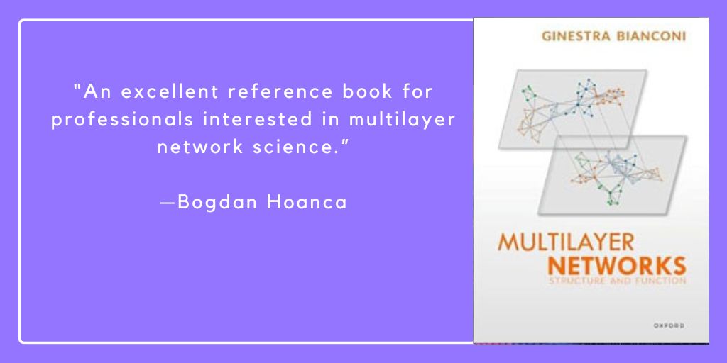 OPNmagazine's tweet image. Book review: Multilayer Networks: Structure and Function

Read more here: ow.ly/LzrN50Q65jY

#multilayer #networks